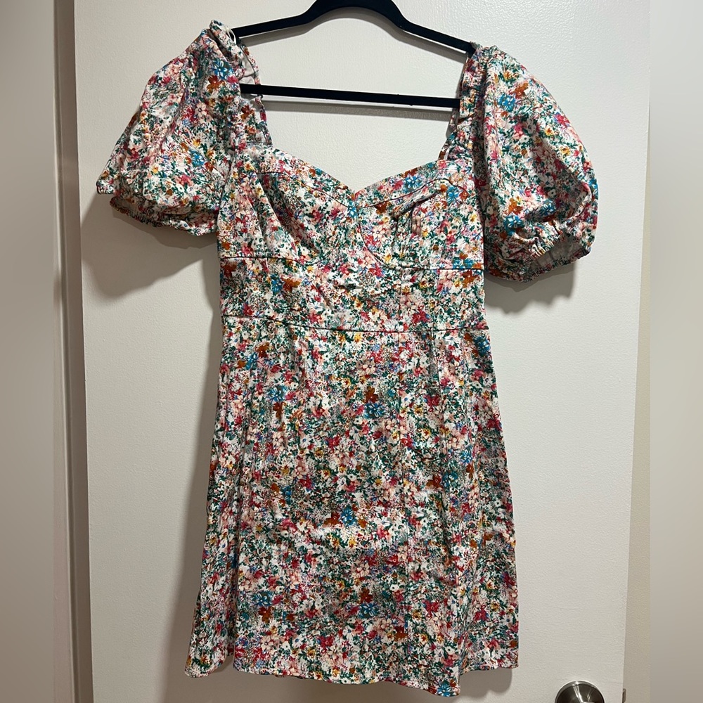ASTR The Label Floral Mini Dress